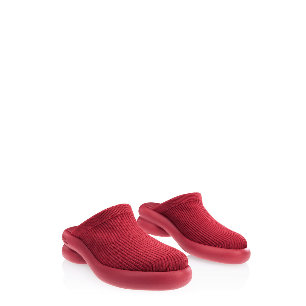 Knit Modular Mule - Red - Mules