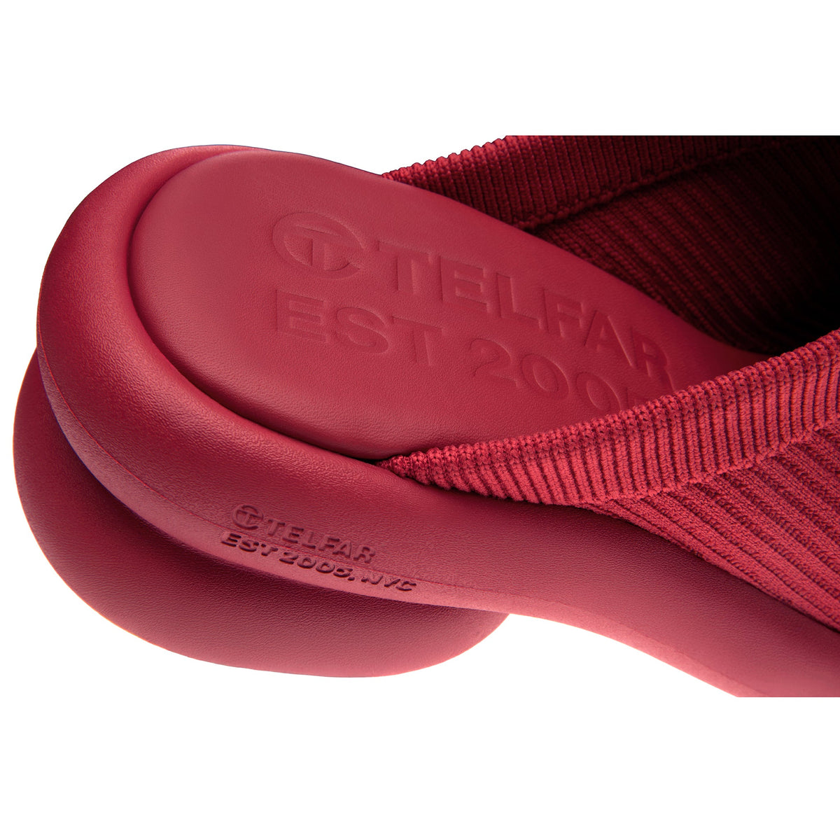 Knit Modular Mule - Red - Mules