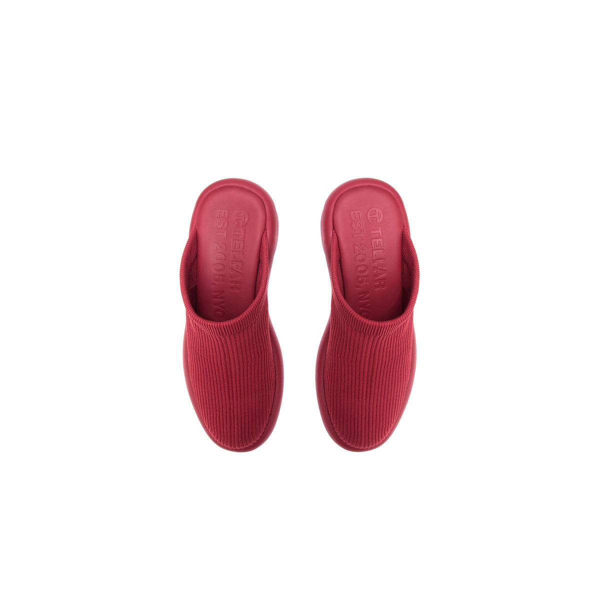 Knit Modular Mule - Red - Mules