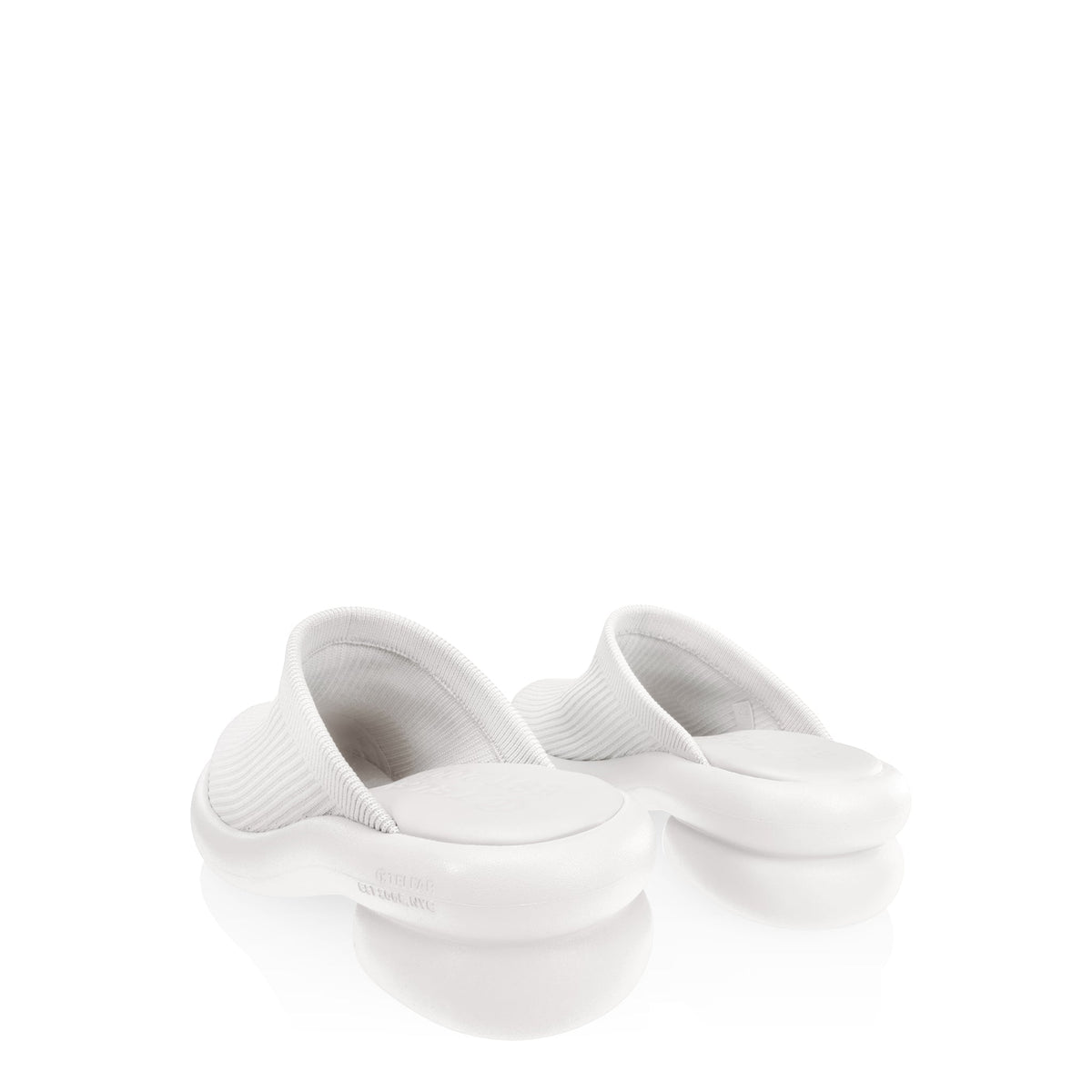 Knit Modular Mule - White - Mules