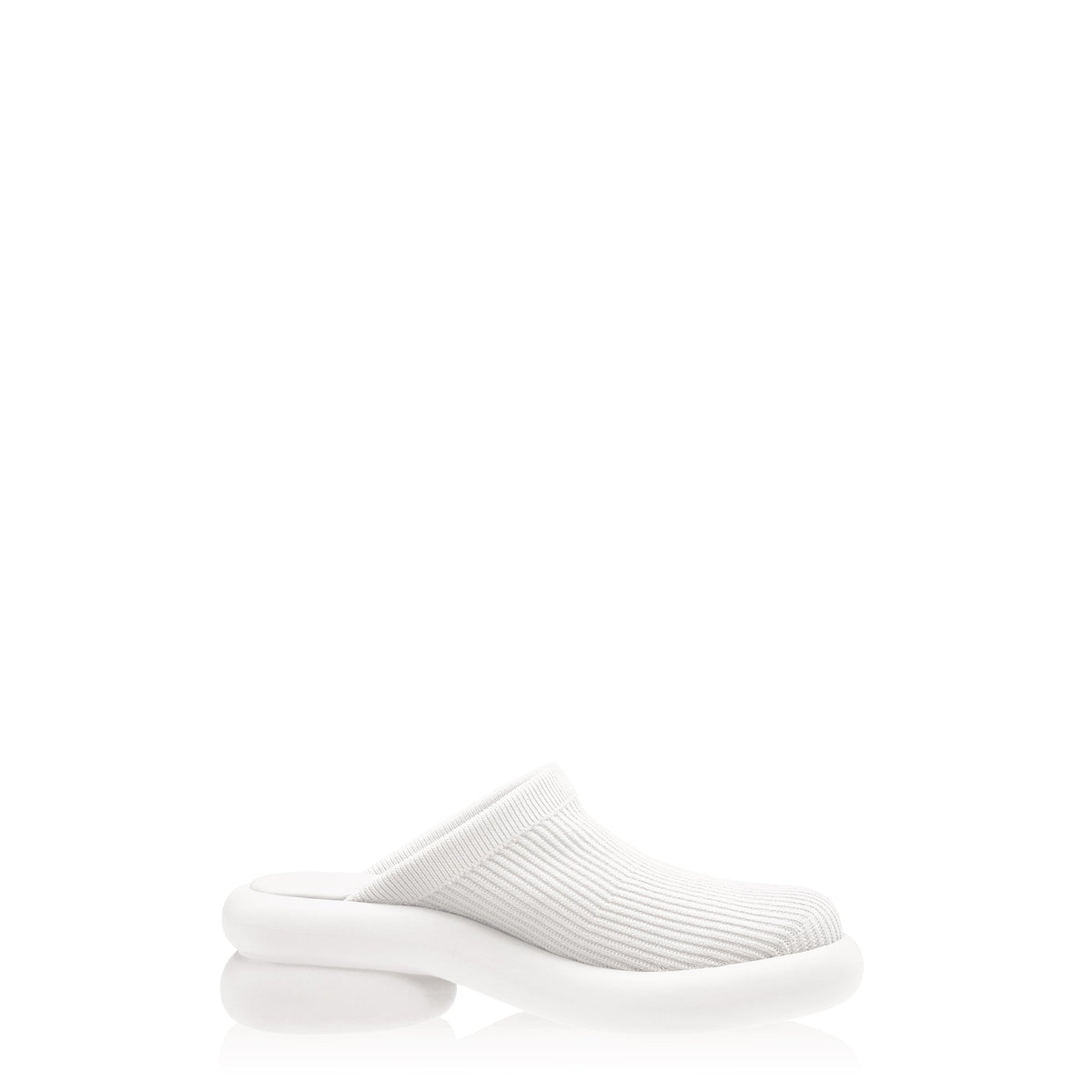 Knit Modular Mule - White - Mules