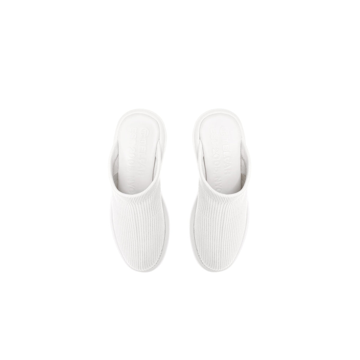 Knit Modular Mule - White - Mules
