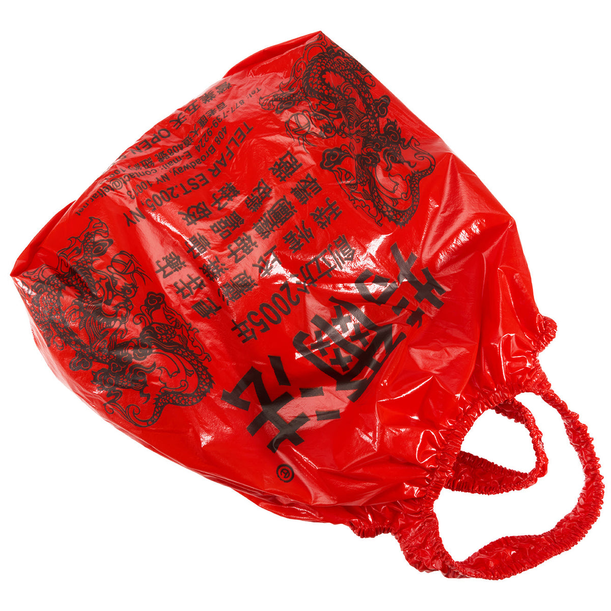 Jumbo Chinatown Plastic Bag - Red Haze - Plastic Bags