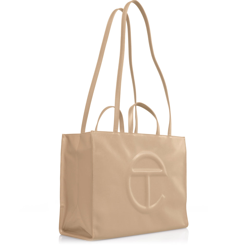 Large Shopping Bag - Cream - Shopping Bags & Shoppers
