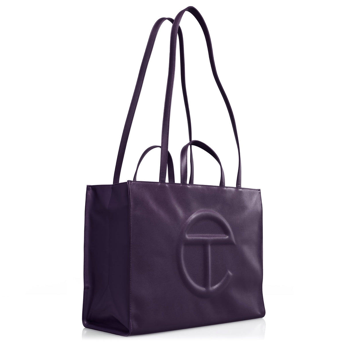 Large Shopping Bag - Eggplant - Shopping Bags & Shoppers
