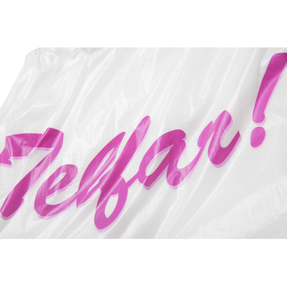 Jumbo Flower Plastic Bag - White - Plastic Bags