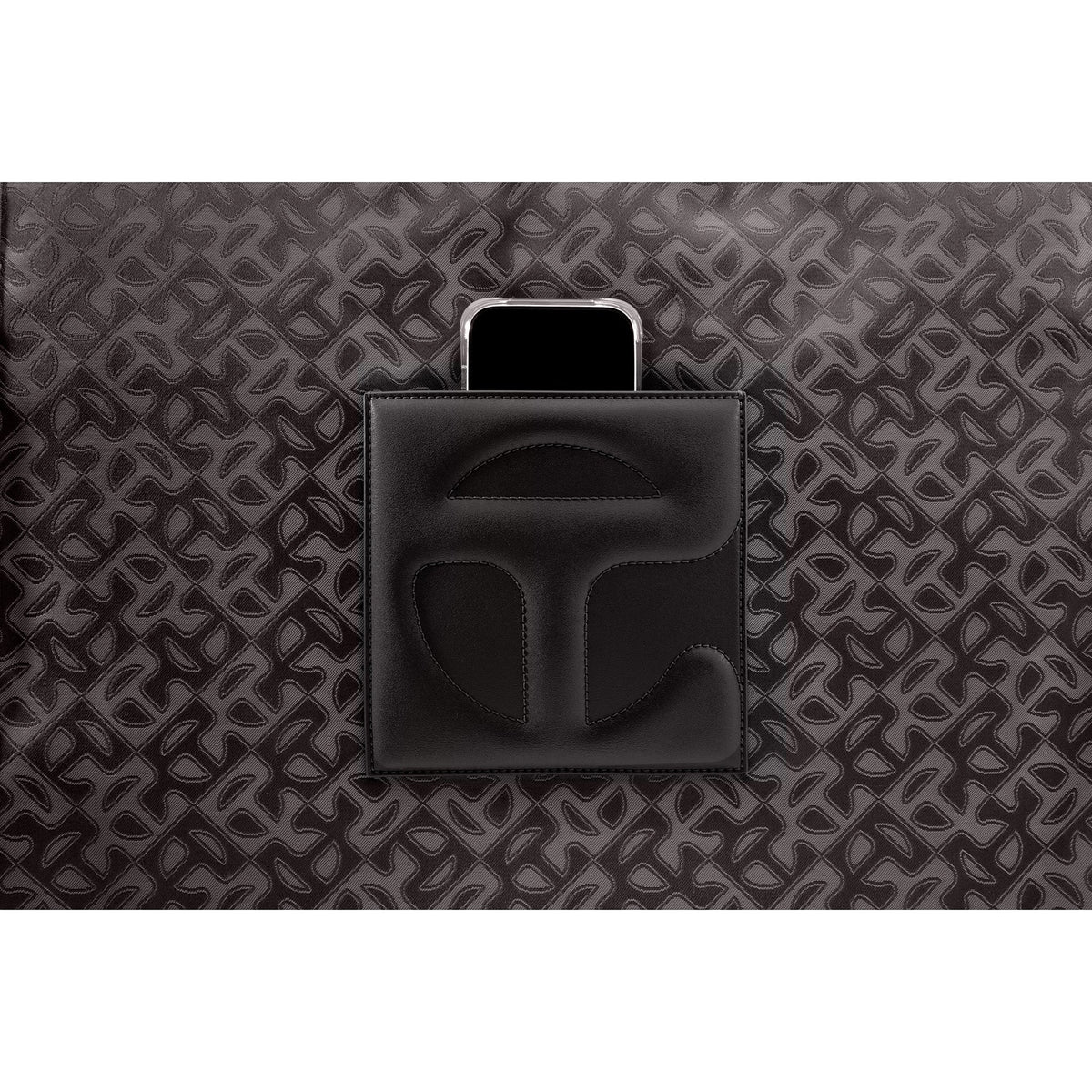 Large Jacquard Shopper - Black Monogram - Shopping Bags & Shoppers