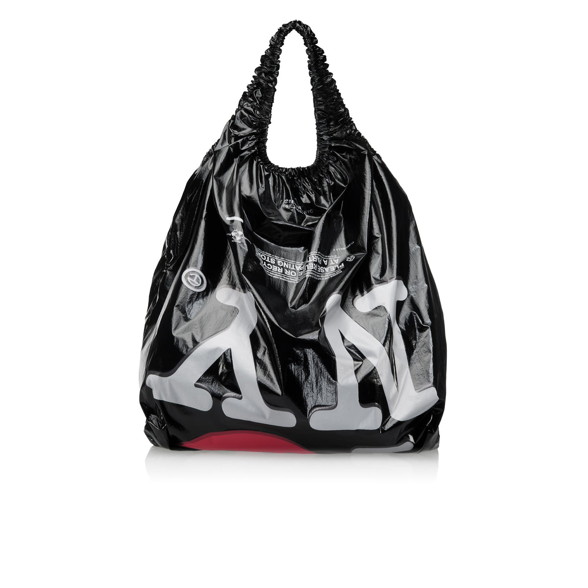 Jumbo New York Plastic Bag - Black - Plastic Bags