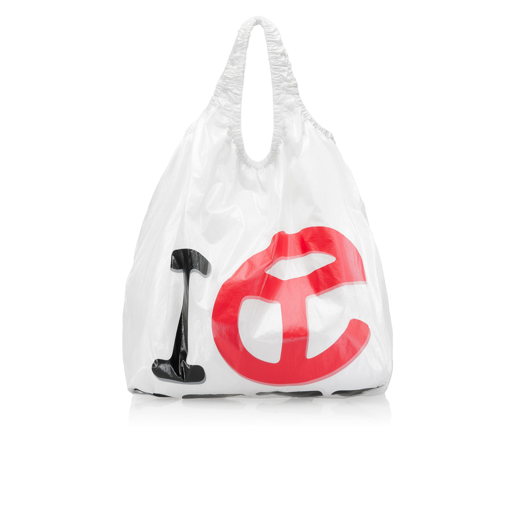 Jumbo New York Plastic Bag - White - Plastic Bags