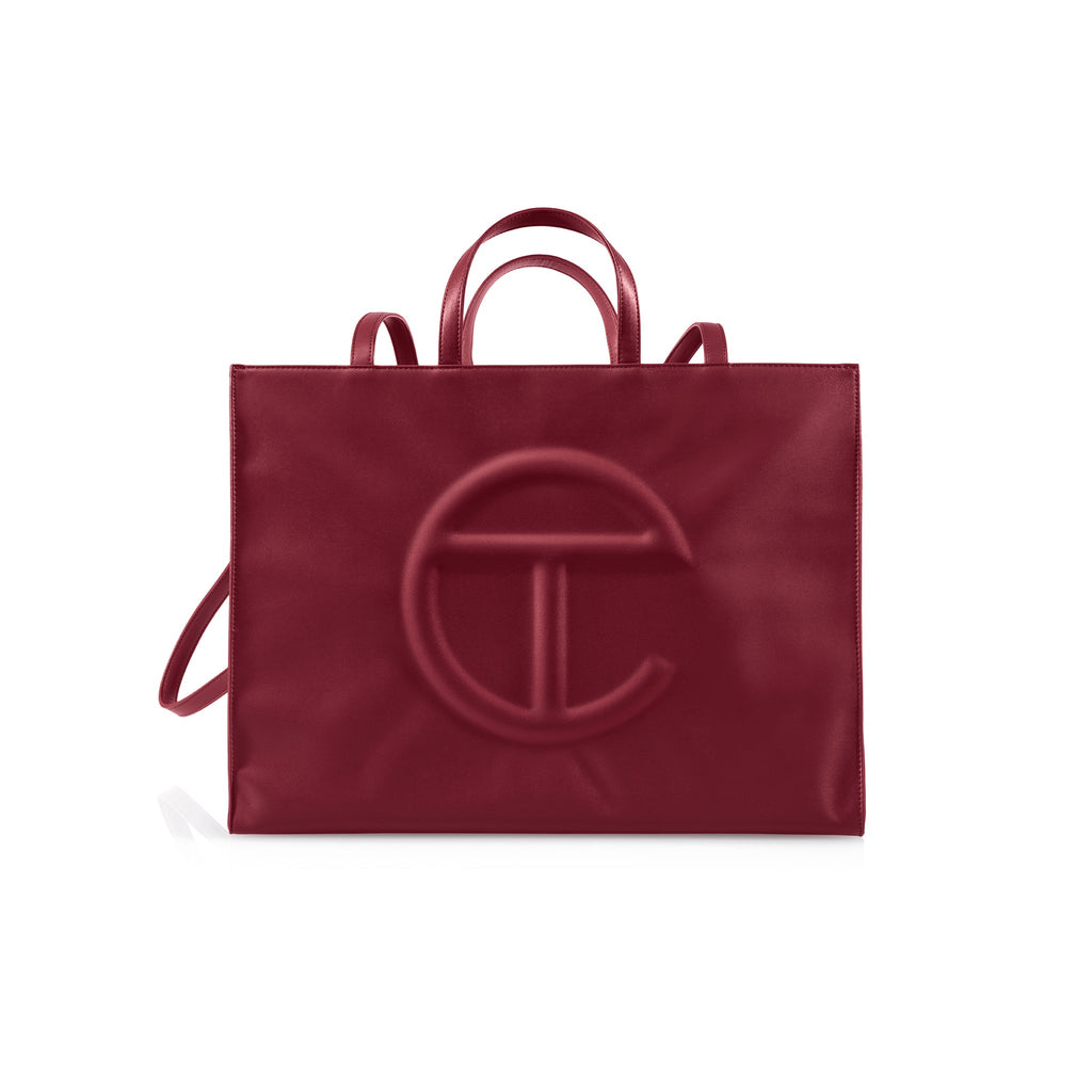Large Shopping Bag - Oxblood - Shopping Bags & Shoppers
