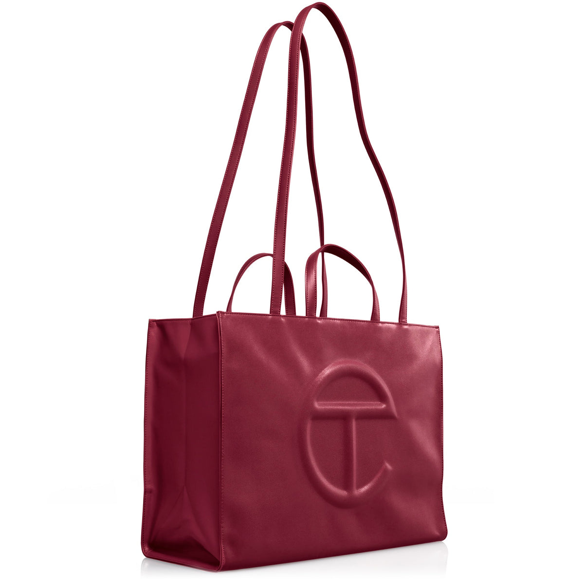 Large Shopping Bag - Oxblood - Shopping Bags & Shoppers