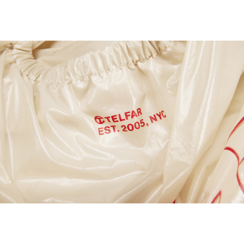 Jumbo Telfar Plastic Bag - Nude - Plastic Bags