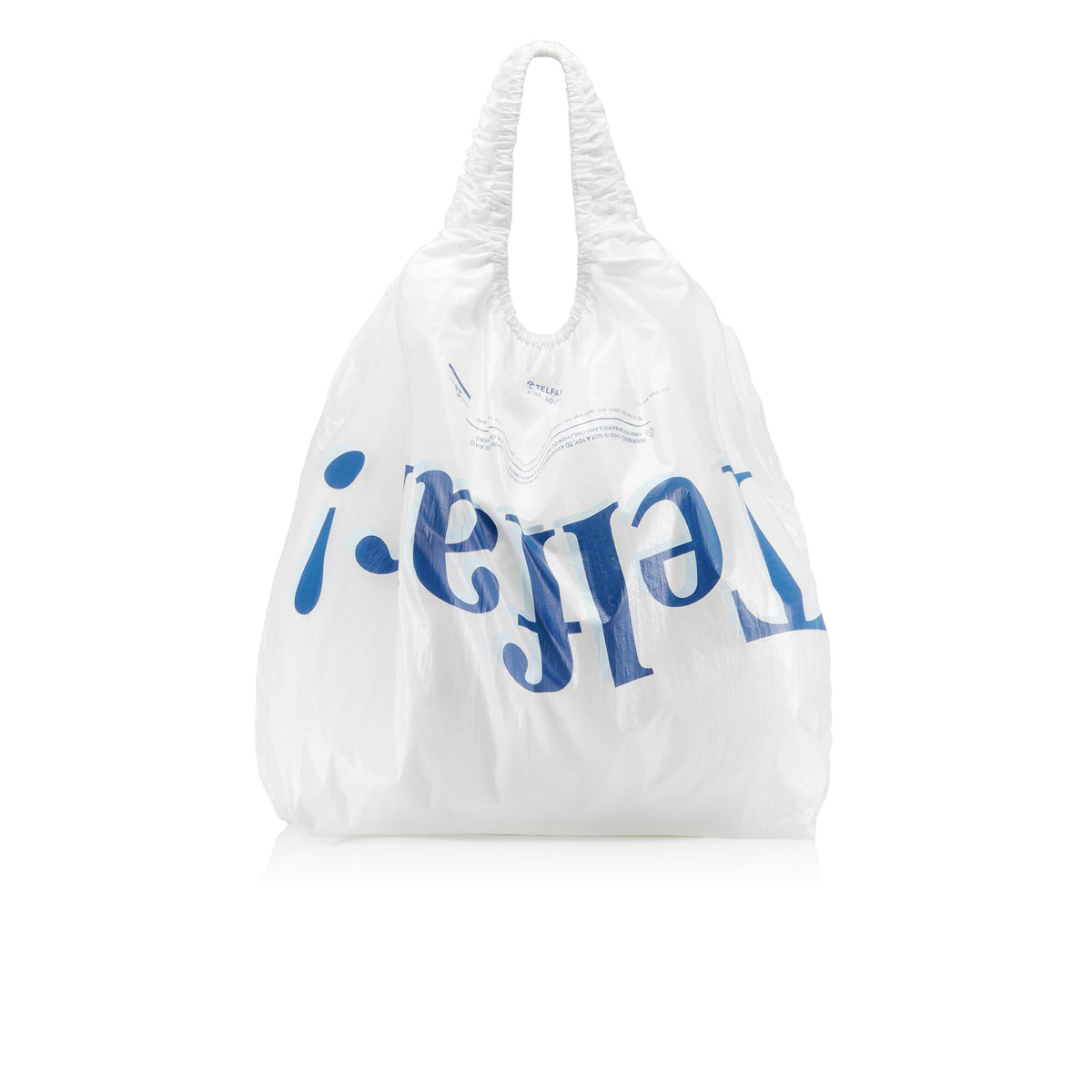 Jumbo Smiley Face Plastic Bag - White - Plastic Bags