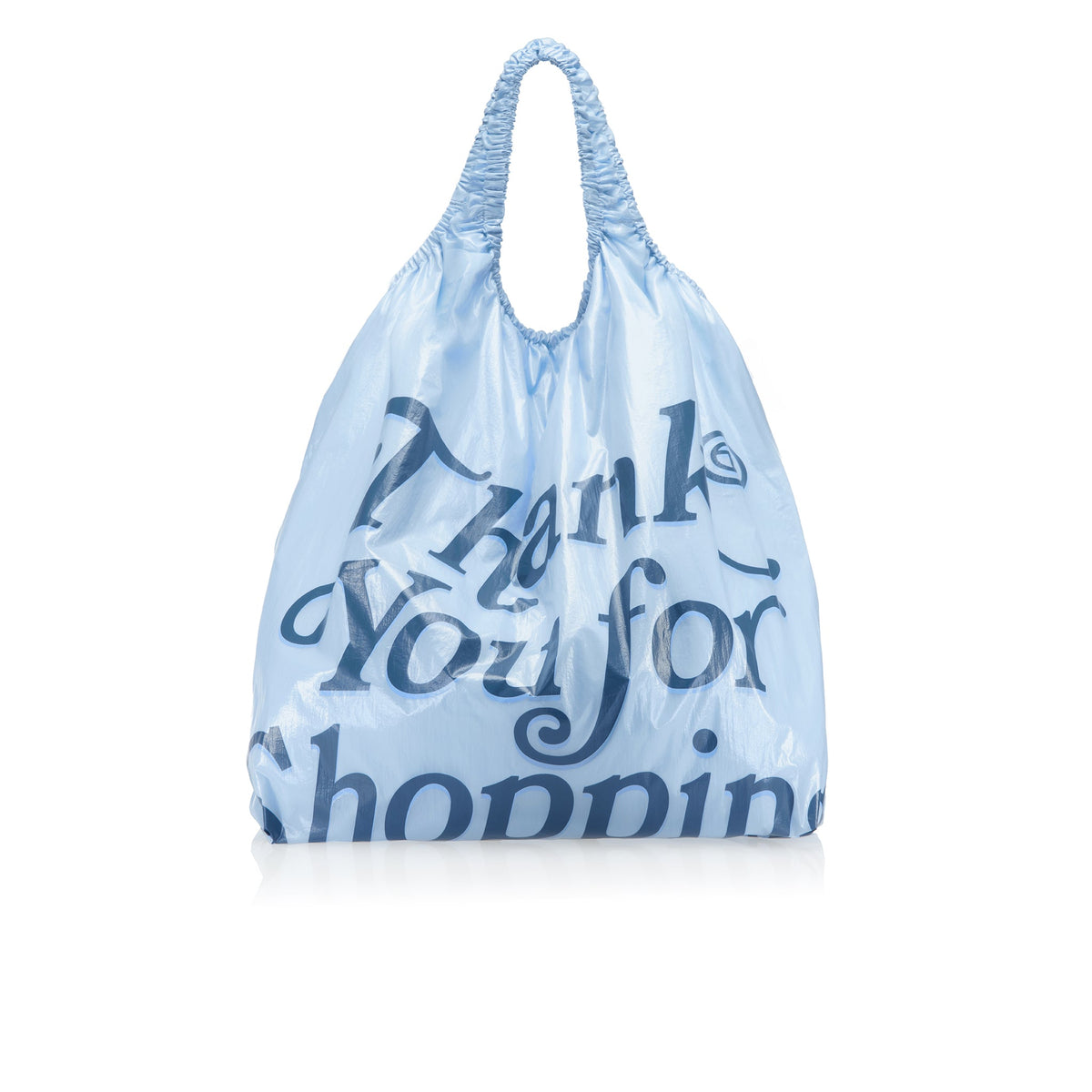 Jumbo Thank You Plastic Bag - Baby Blue - Plastic Bags
