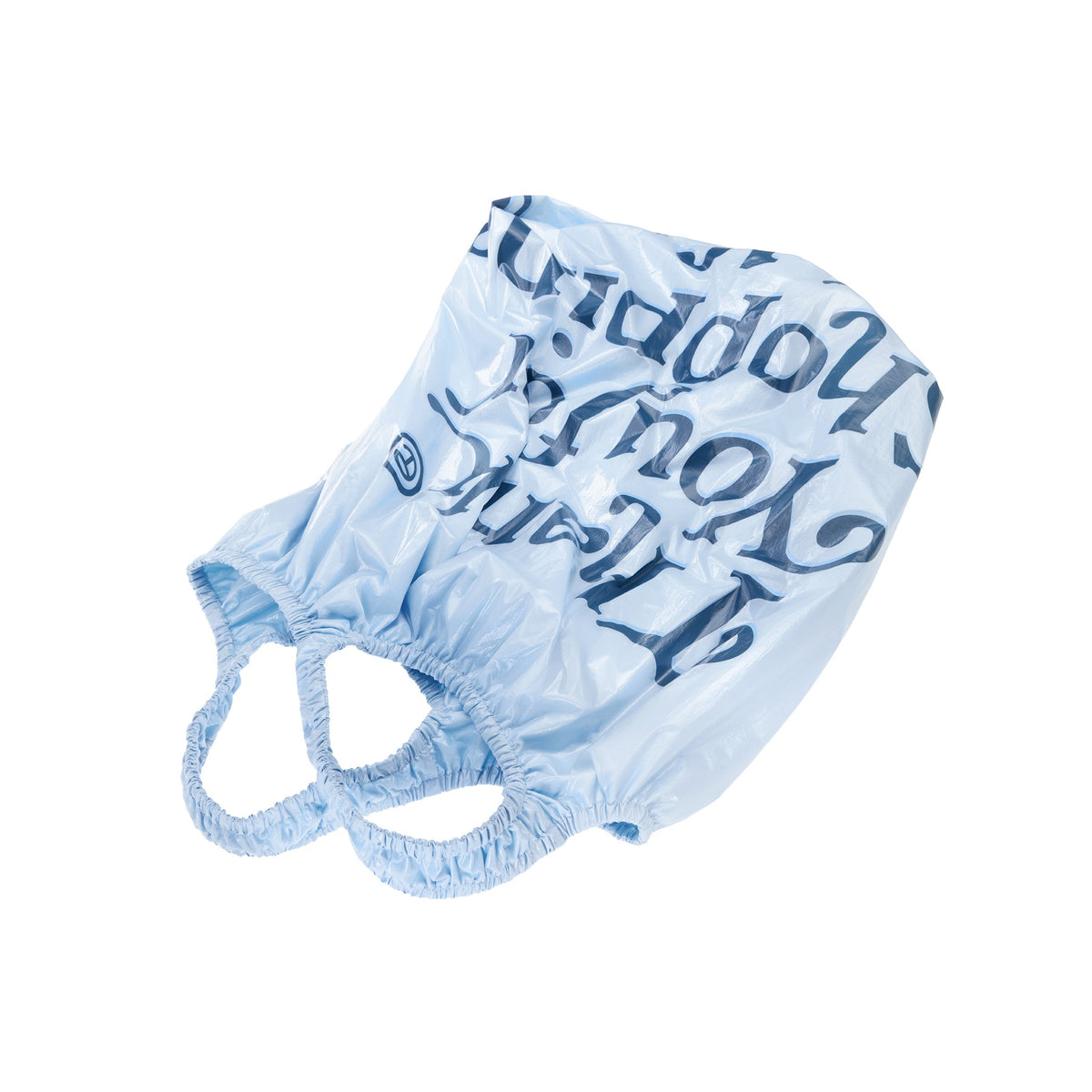 Jumbo Thank You Plastic Bag - Baby Blue - Plastic Bags