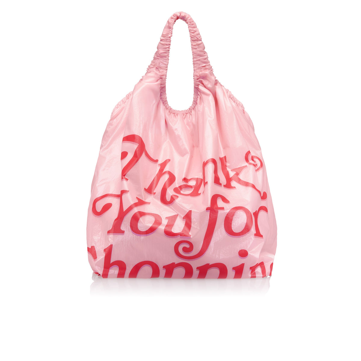 Jumbo Thank You Plastic Bag - Pink - Plastic Bags