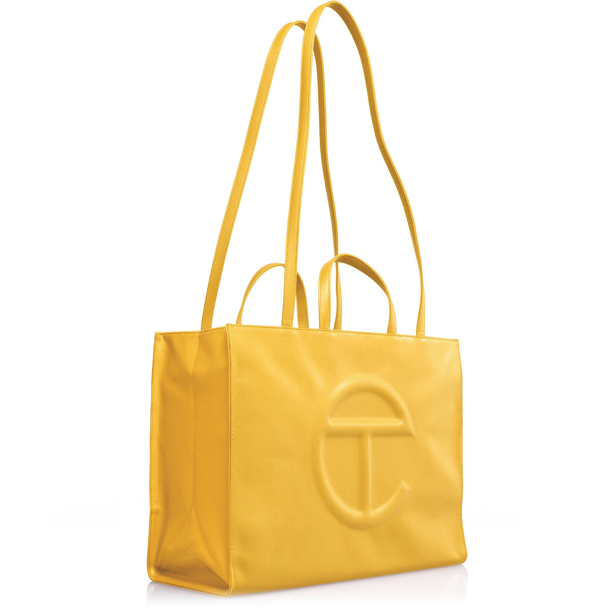 Large Shopping Bag - Yellow - Shopping Bags & Shoppers