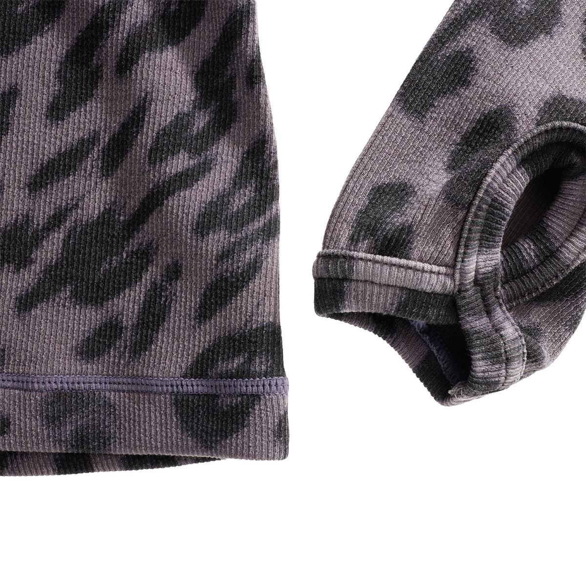 Leopard Thumbhole - Grey - Tops & T-Shirts