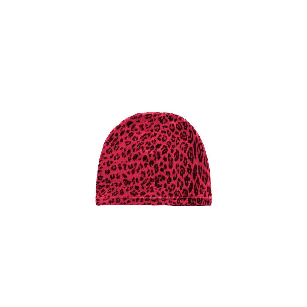 Leopard Skully - Red - Hats & Beanies