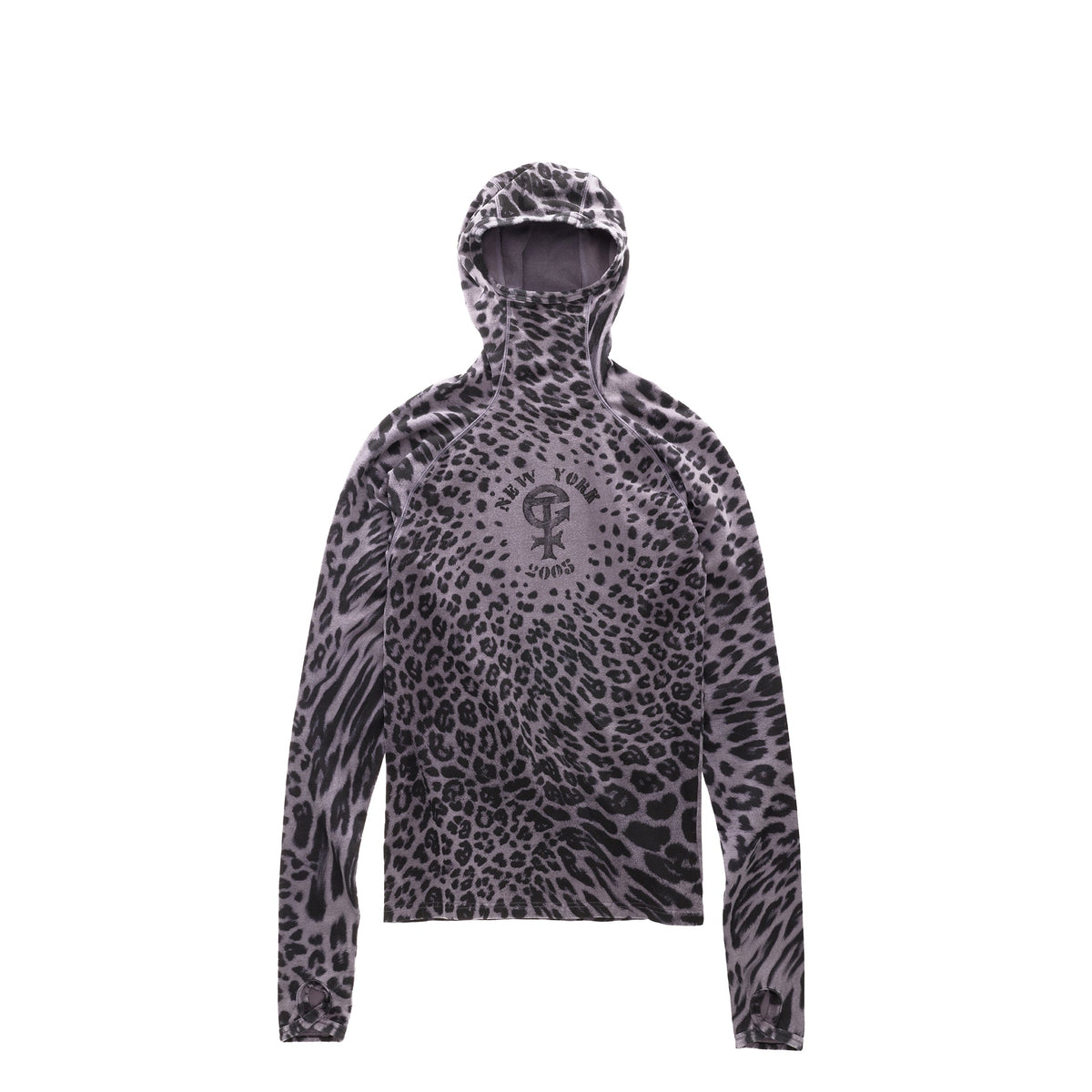 Leopard Snood - Dark Grey - Scarves & Neckwear