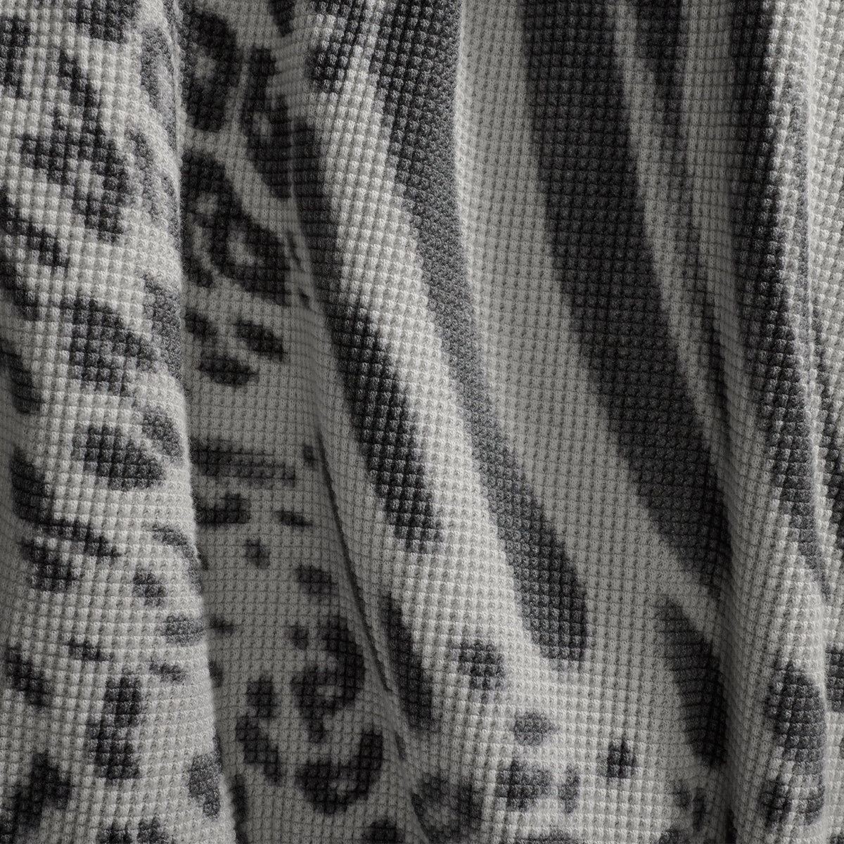 Leopard Thermal Hoodie - Grey - Sweaters & Hoodies