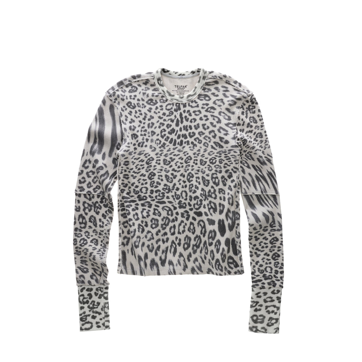 Leopard Thermal Long Sleeve - Grey - Sweaters & Hoodies