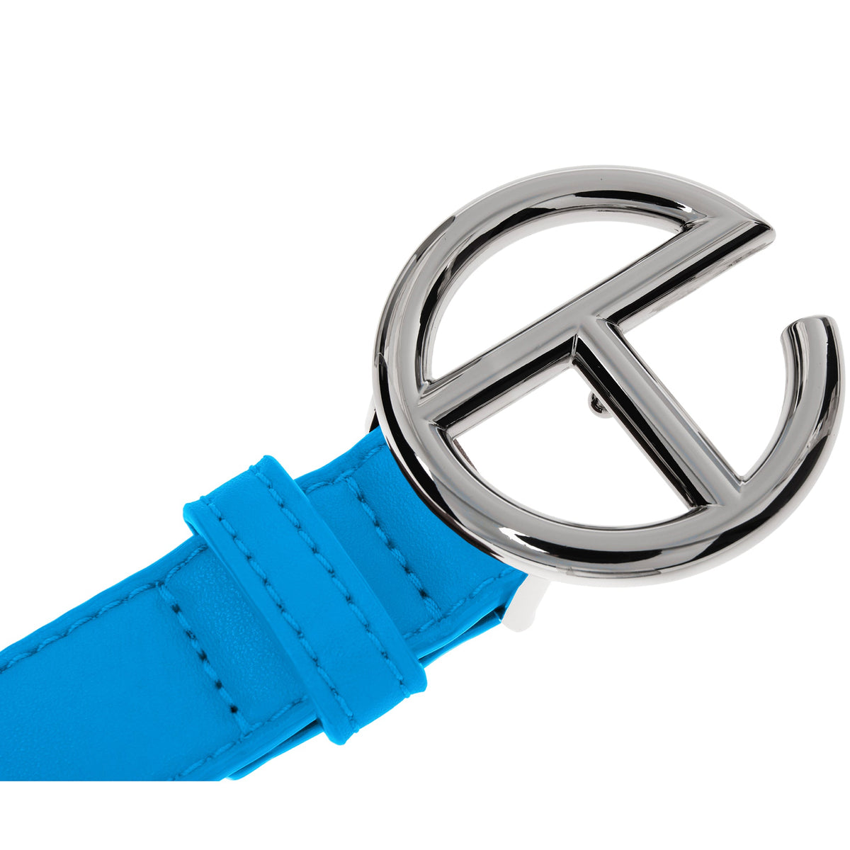 Logo Belt - Silver/Cyan - Belts