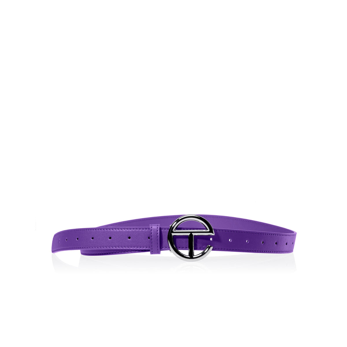Logo Belt - Silver/Grape - Belts