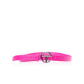 Logo Belt - Silver/Azalea - Belts