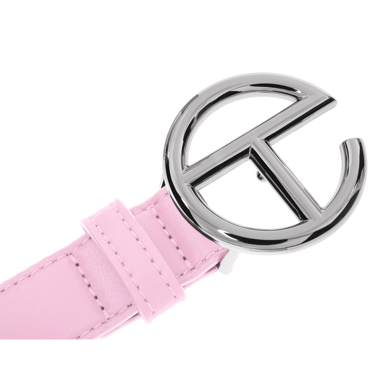 Logo Belt - Silver/Bubblegum - Belts