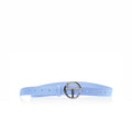 Logo Belt - Silver/Cerulean - Belts