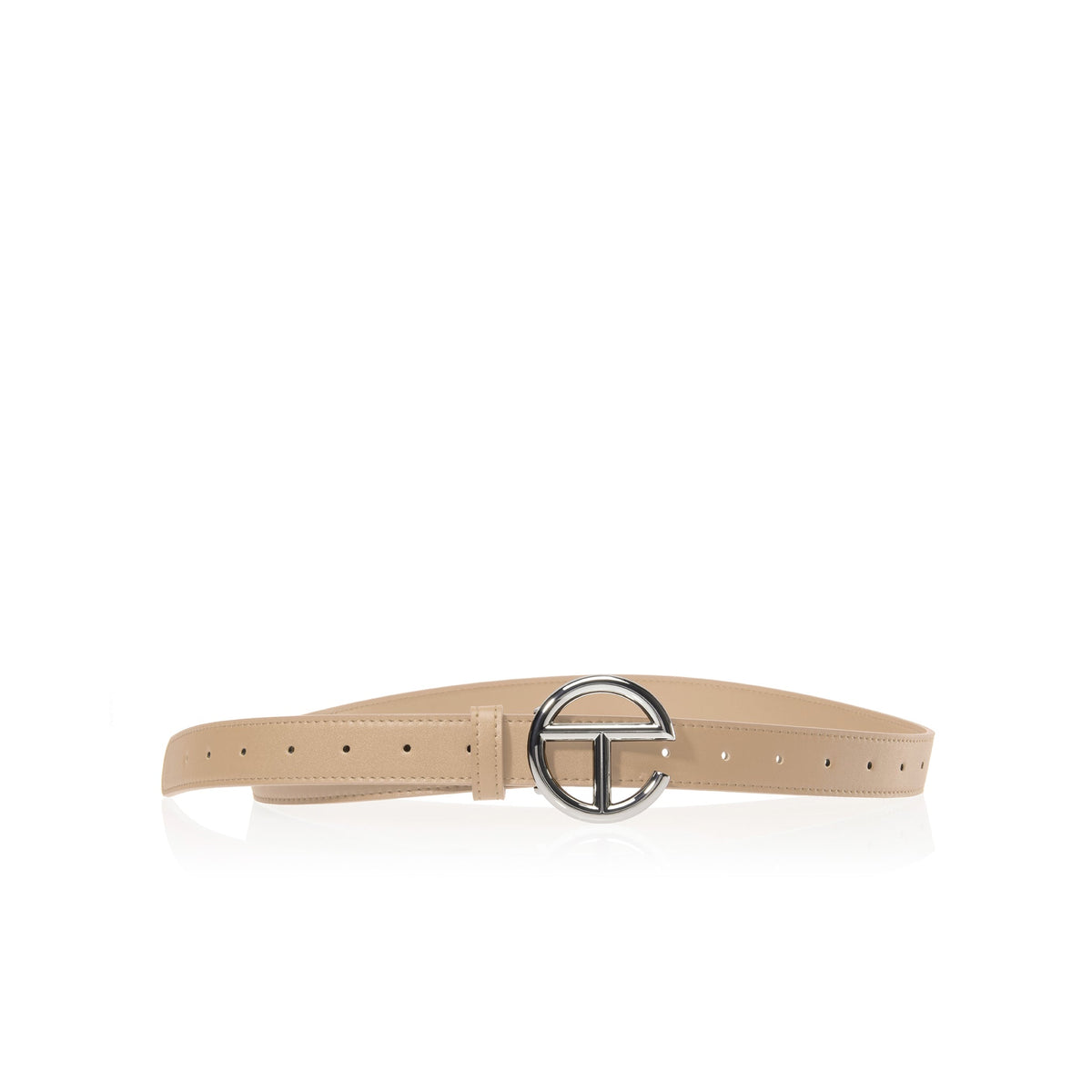 Logo Belt - Silver/Cream - Belts