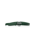 Logo Belt - Silver/Dark Olive - Belts