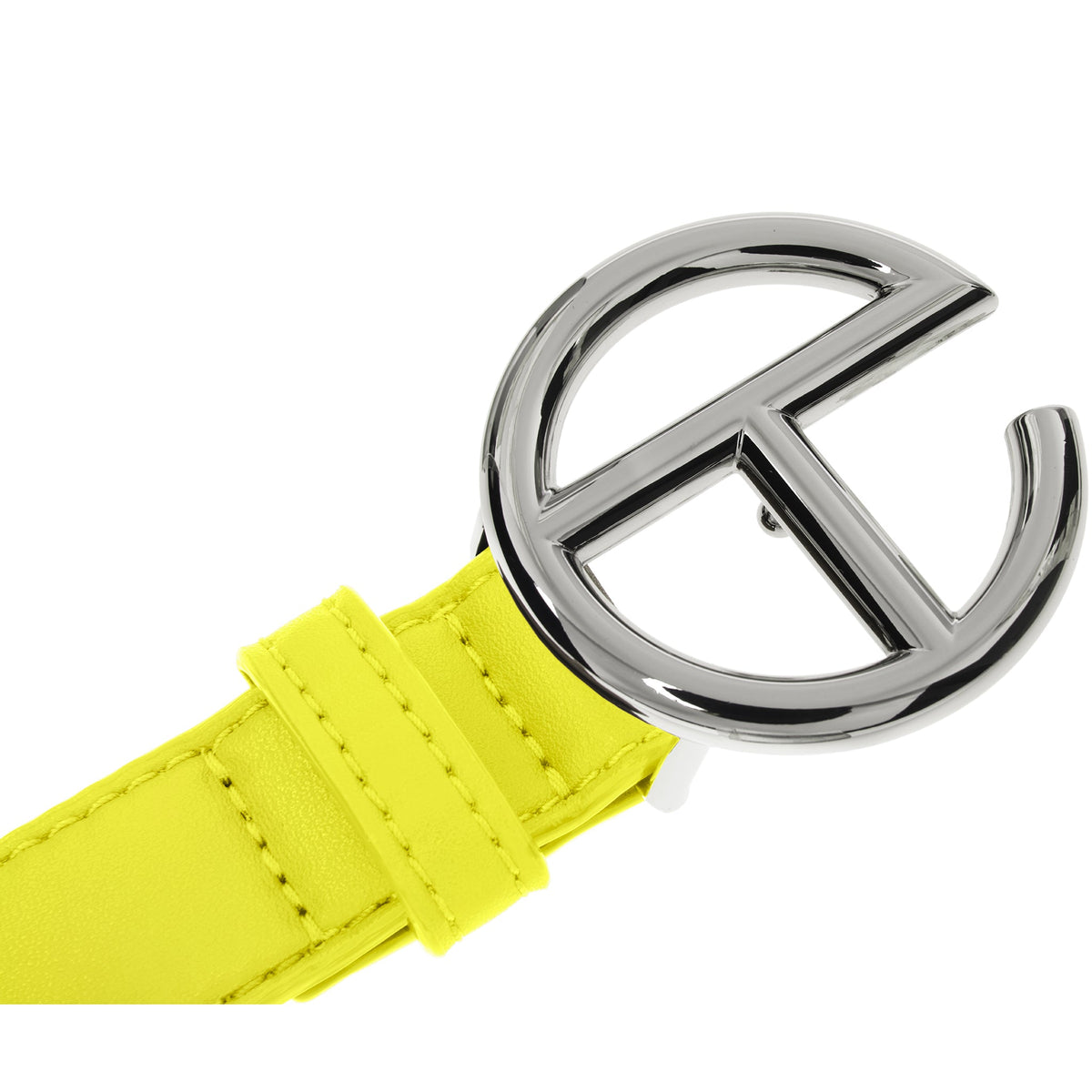 Logo Belt - Silver/Highlighter Yellow - Belts