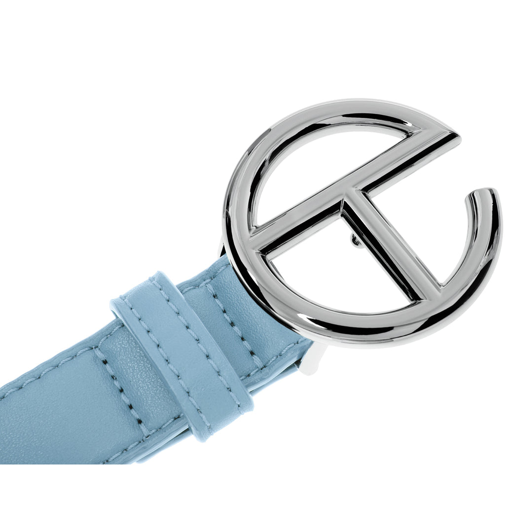 Logo Belt - Silver/Pool Blue - Belts