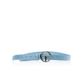 Logo Belt - Silver/Pool Blue - Belts