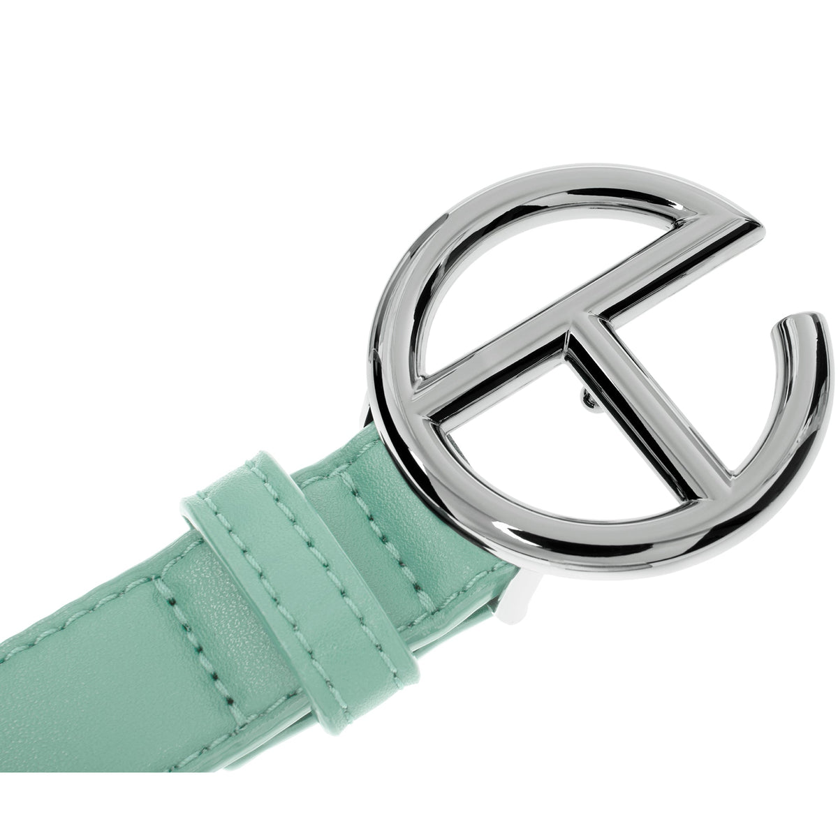 Logo Belt - Silver/Sage - Belts