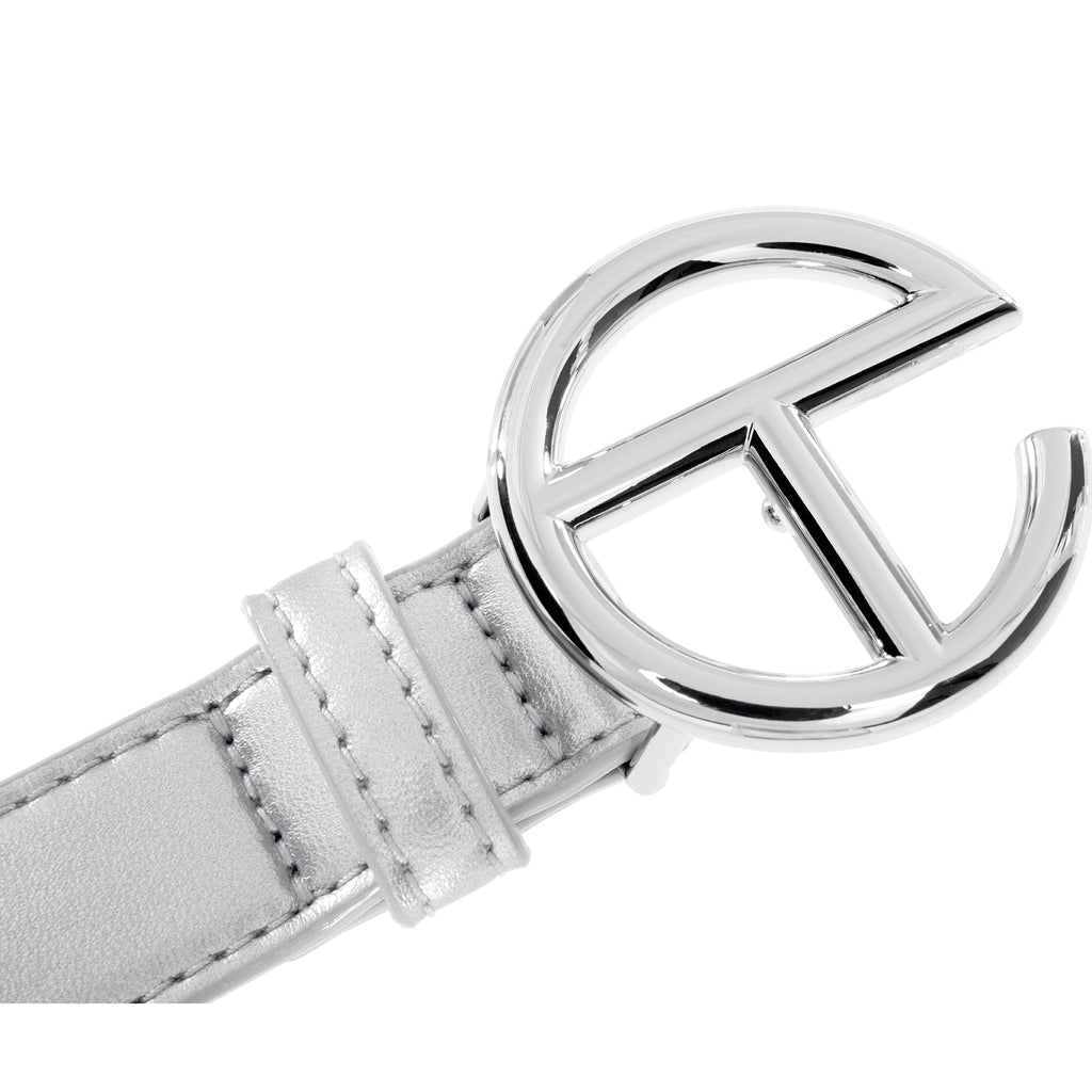 Logo Belt - Silver/Silver - Belts