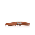 Logo Belt - Silver/Tan - Belts