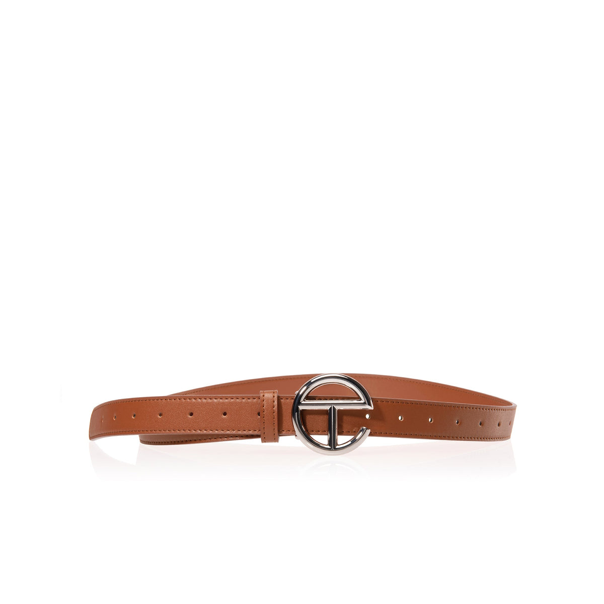 Logo Belt - Silver/Tan - Belts