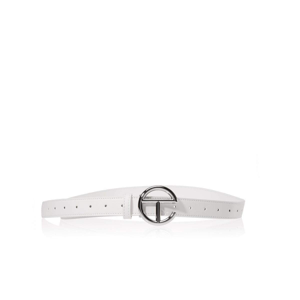 Logo Belt - Silver/White - Belts