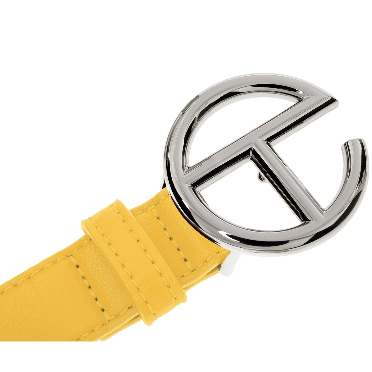 Logo Belt - Silver/Yellow - Belts