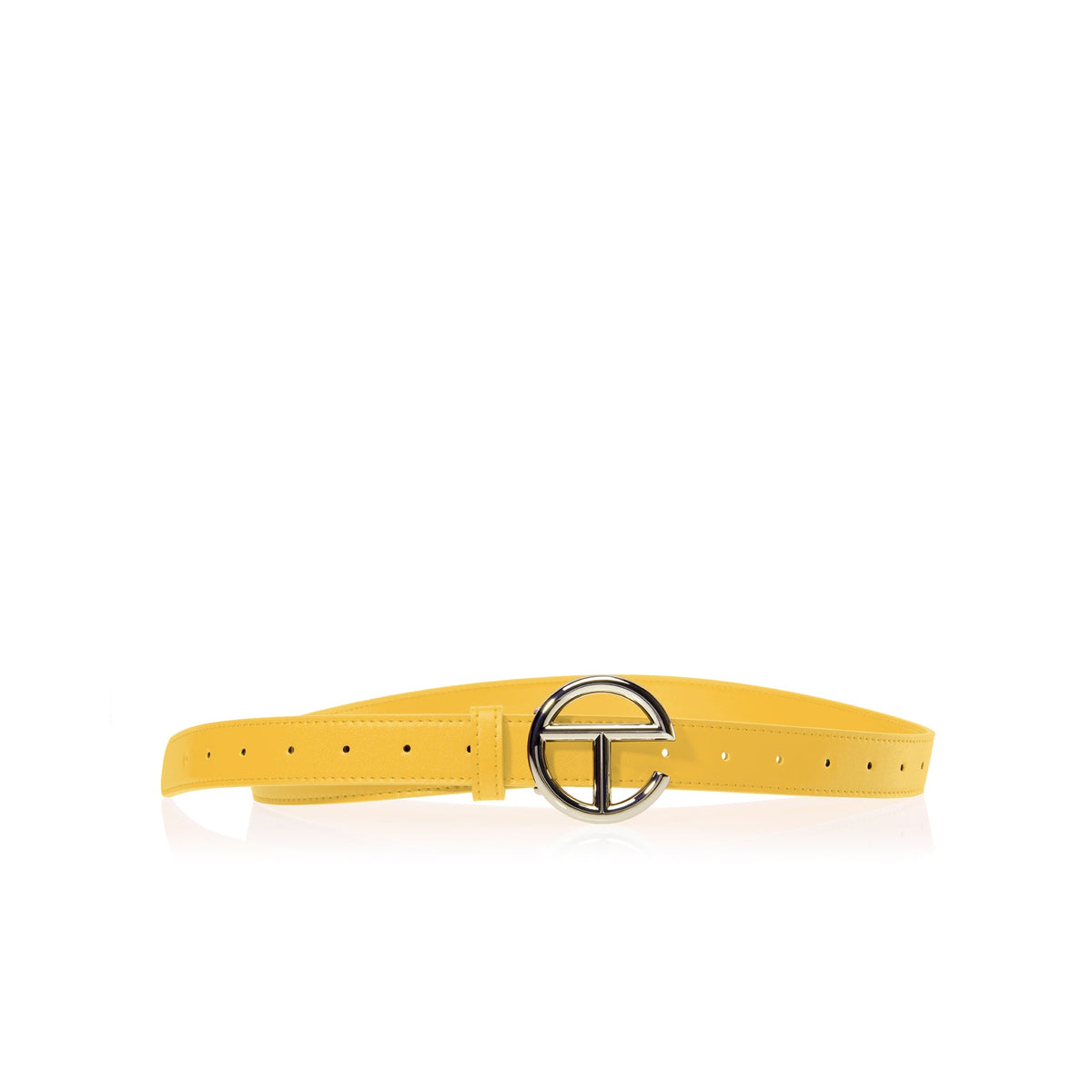 Logo Belt - Silver/Yellow - Belts