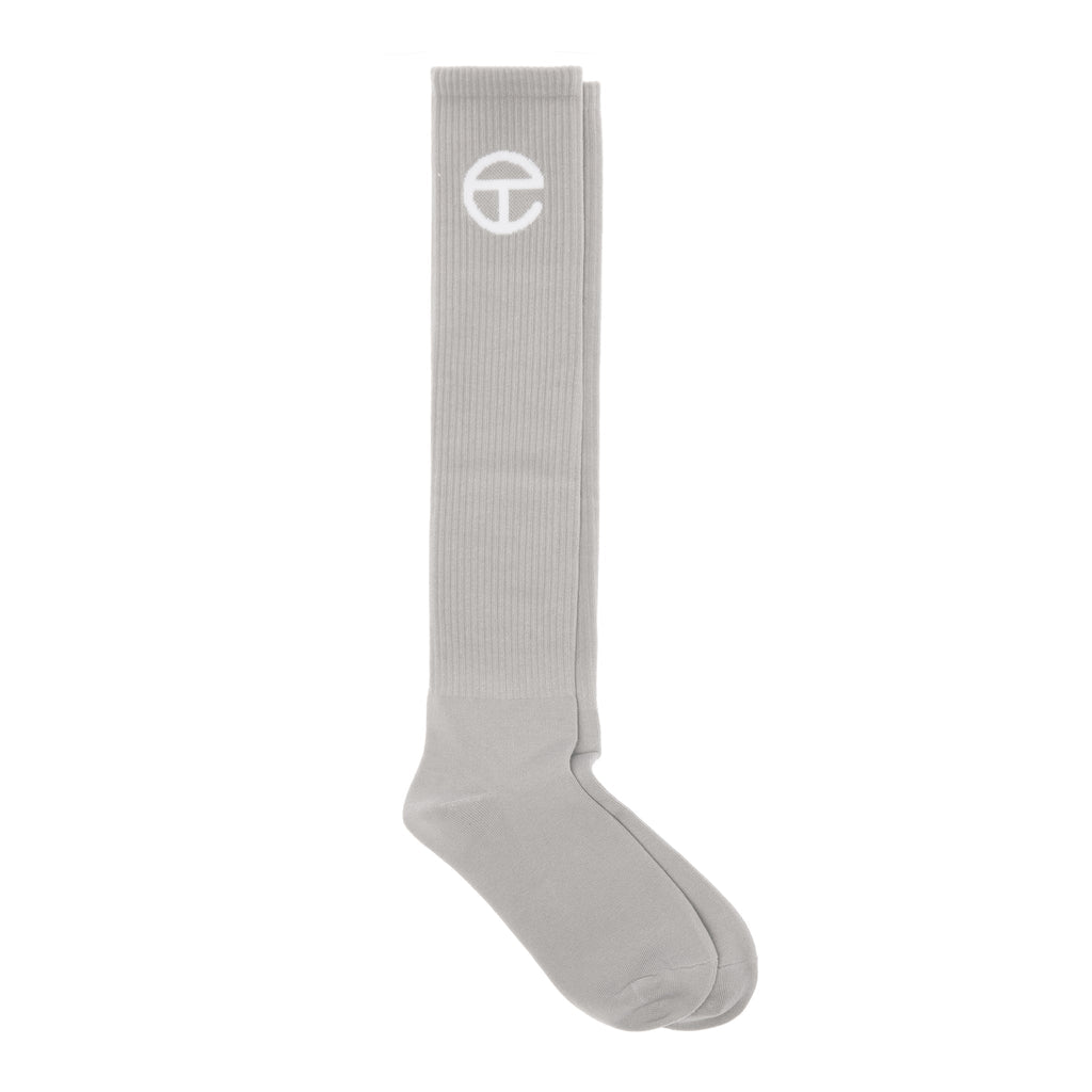 Telfar Logo Socks - Grey - Socks