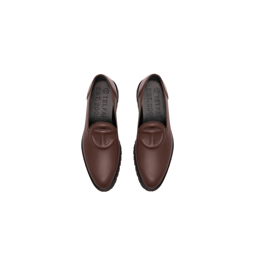 Logo Loafer - Chocolate - Loafers & Slip-Ons