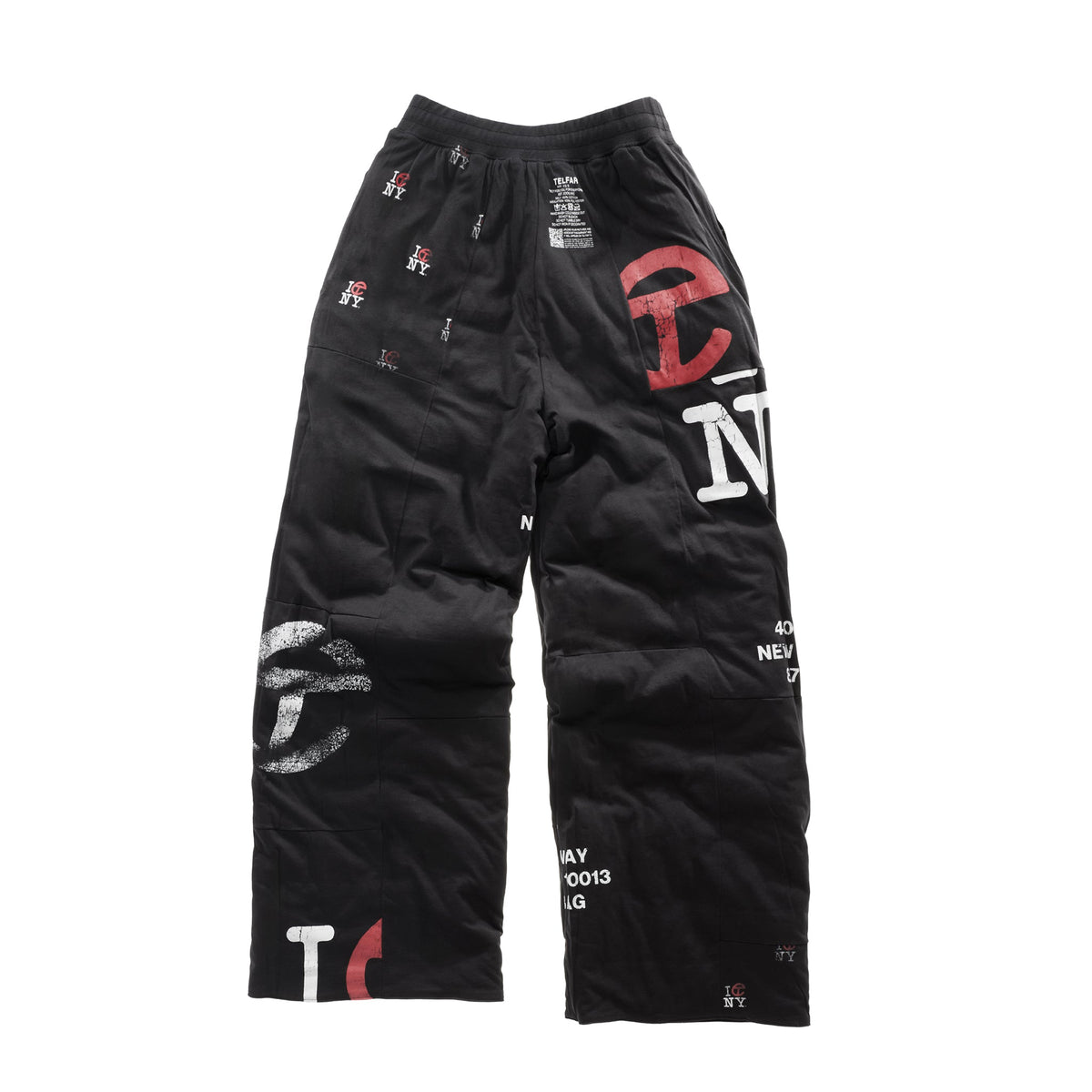 Logo Quilt Sweatpant - Black - Tops & T-Shirts