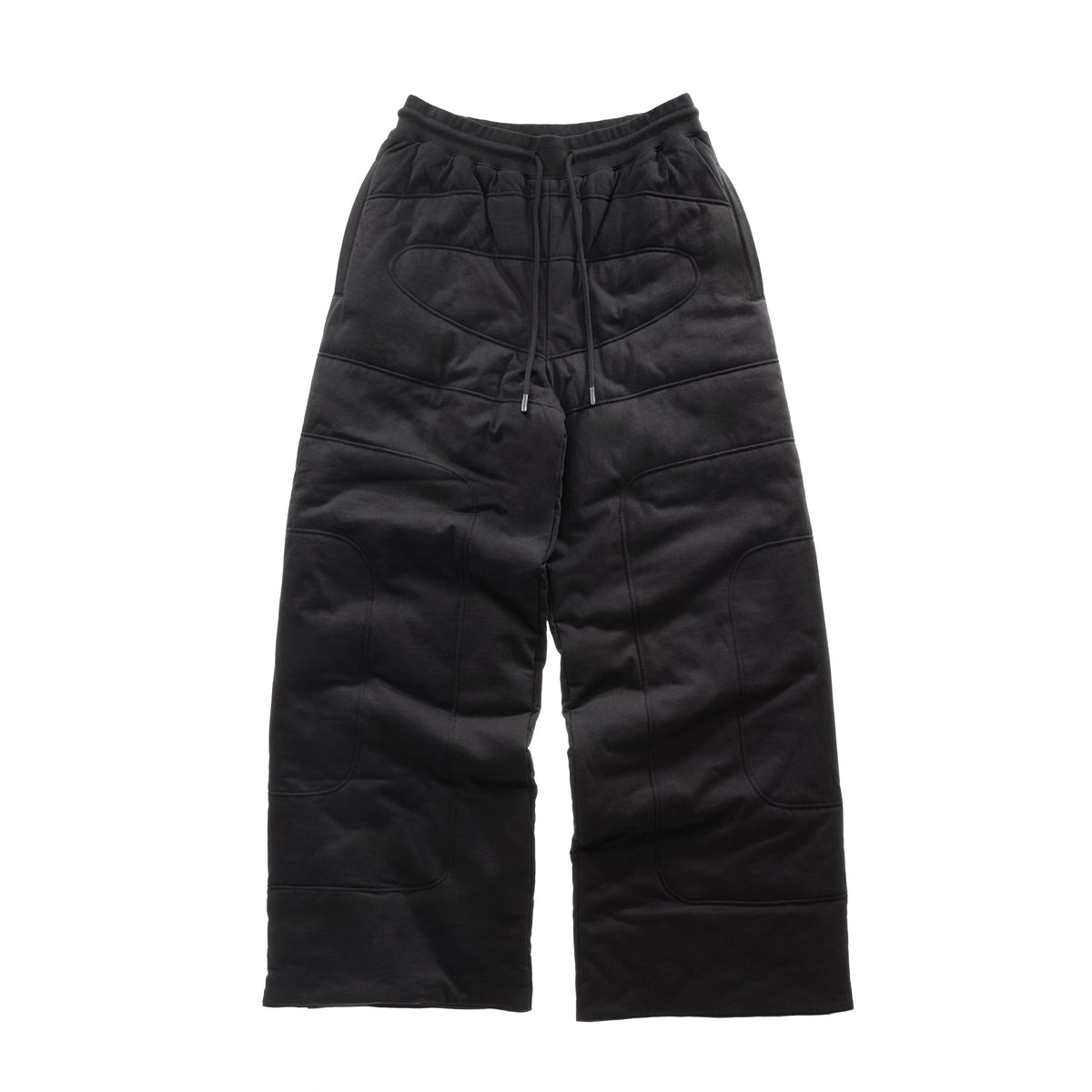 Logo Quilt Sweatpant - Black - Tops & T-Shirts