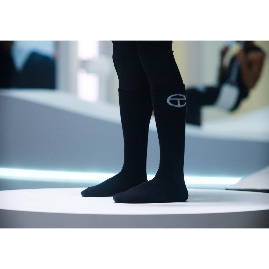Telfar Logo Socks - Black - Socks