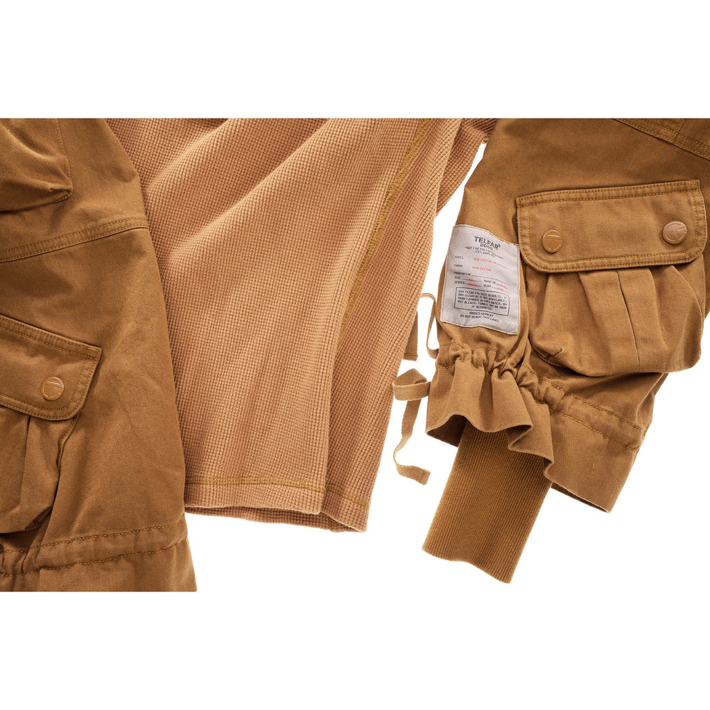 Long Sleeve Cargo Thermal - Tan - Sweaters & Hoodies