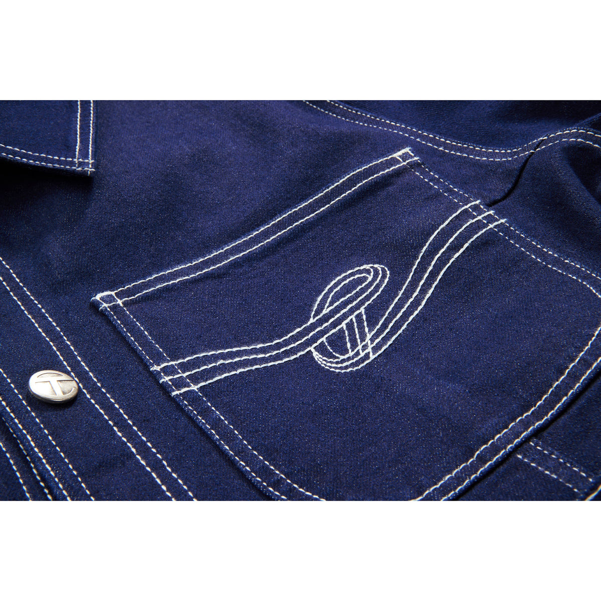Long Sleeve Jumpsuit - Blue - Jackets & Outerwear